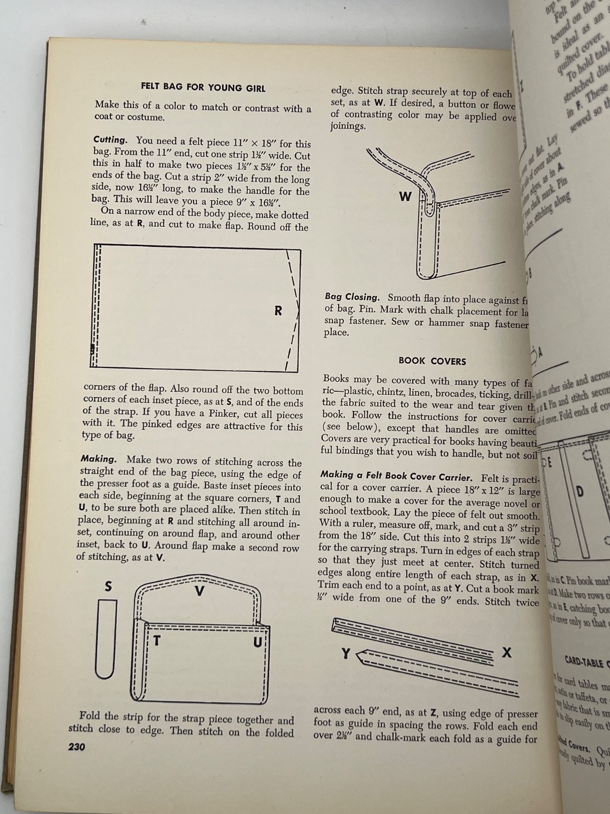 Vintage 1950 SINGER SEWING BOOK Illustrated Home Techniques By Mary Picken HC