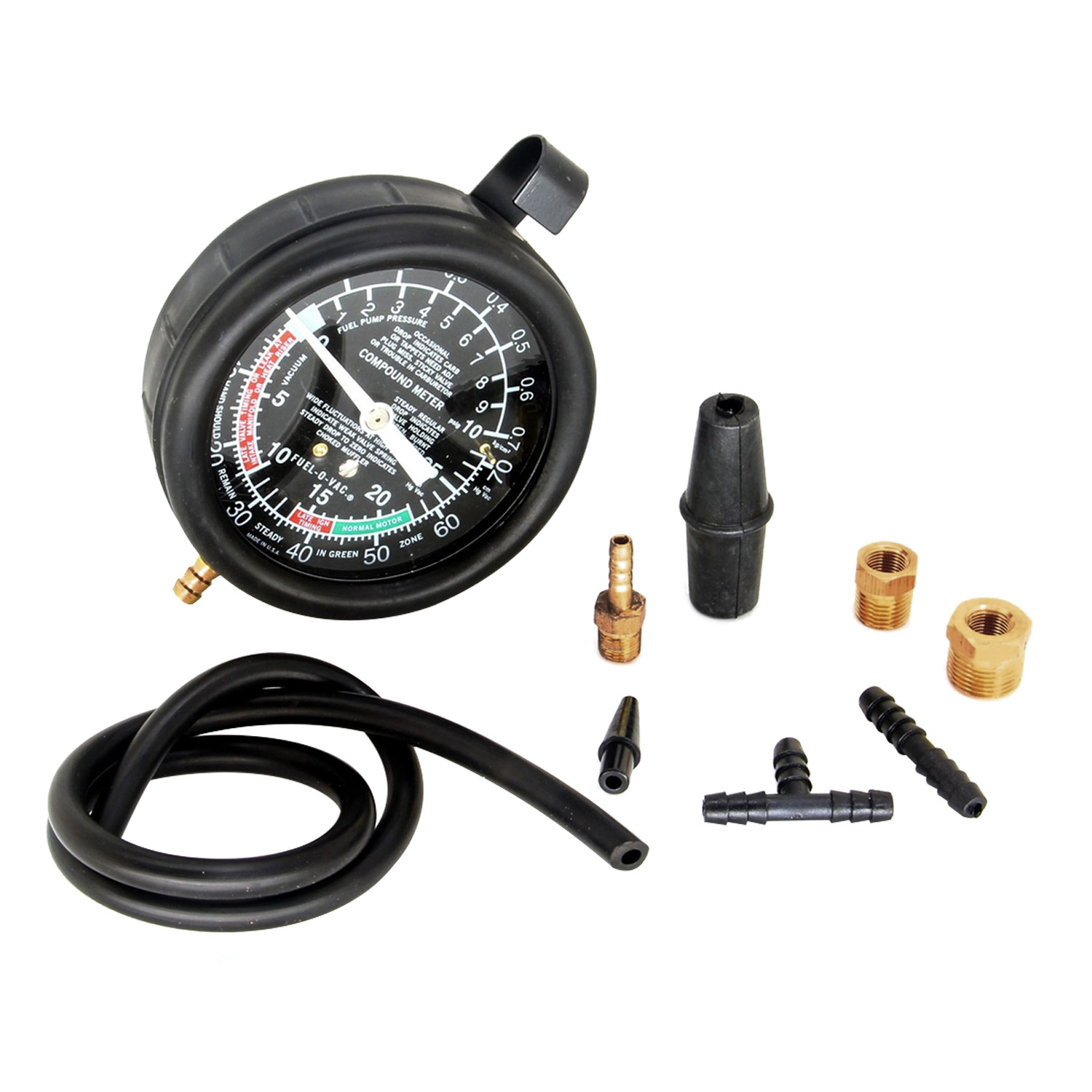 HFS(R) Carburetor Carb Valve Fuel Pump Pressure & Vacuum Tester Gauge Test Kit