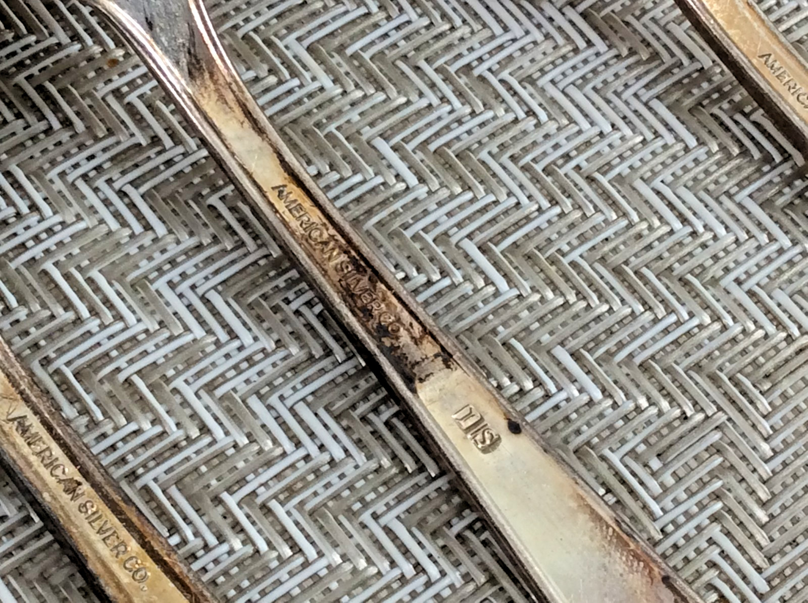 American Silver Co IS 1936 Silverplated Salad/Dessert Forks Camelot Harvest 6 Pc