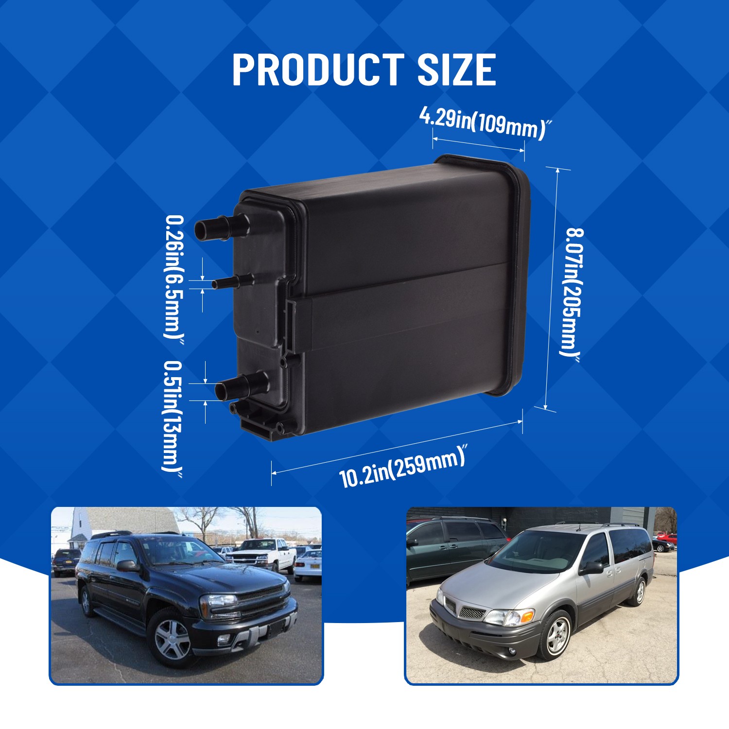 17113682 911-267 Charcoal Canister Fits Chevy S10 Pickup GMC Jimmy 2002-2004