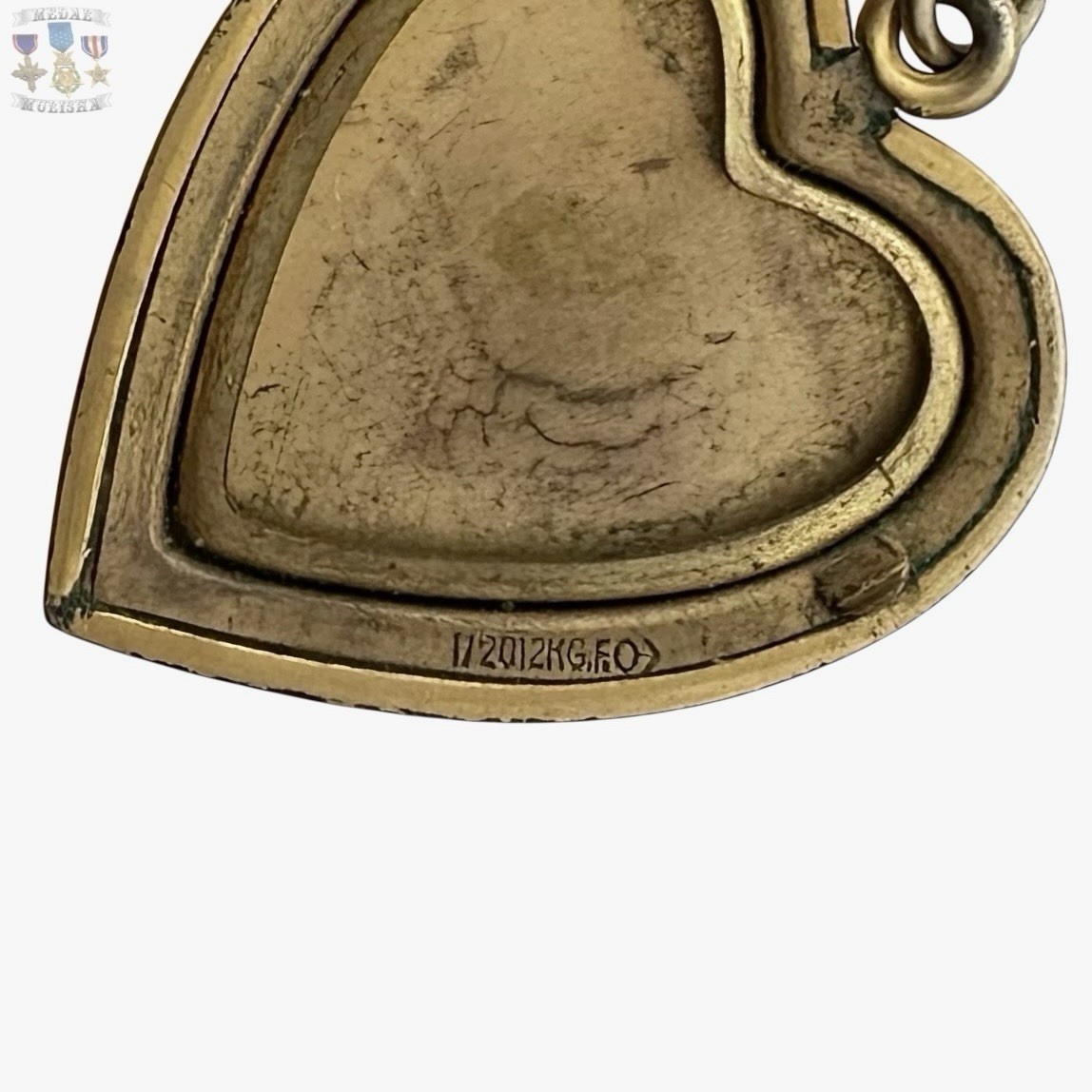 1/20 12K GOLD WWII MARINE CORPS EAGLE GLOBE ANCHOR INSIGNIA LOCKET SWEETHEART