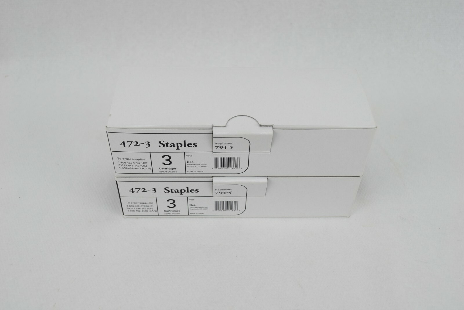 Oce 472-3 Staple Cartridges 6 Cartridges Lot of 2 Packs