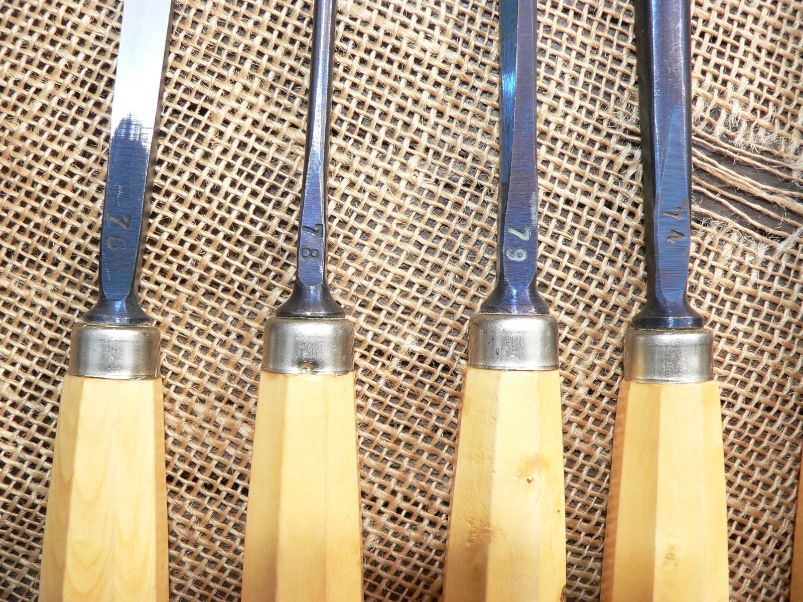 MIFER Carving Chisels Set of 6 Woodworking Tools, Spain