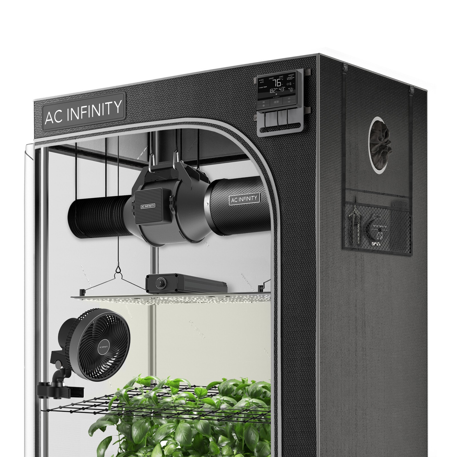 Advance Grow Tent System 2x4, 2-Plant Kit, WiFi-Integrated Controls, 24x48x72"