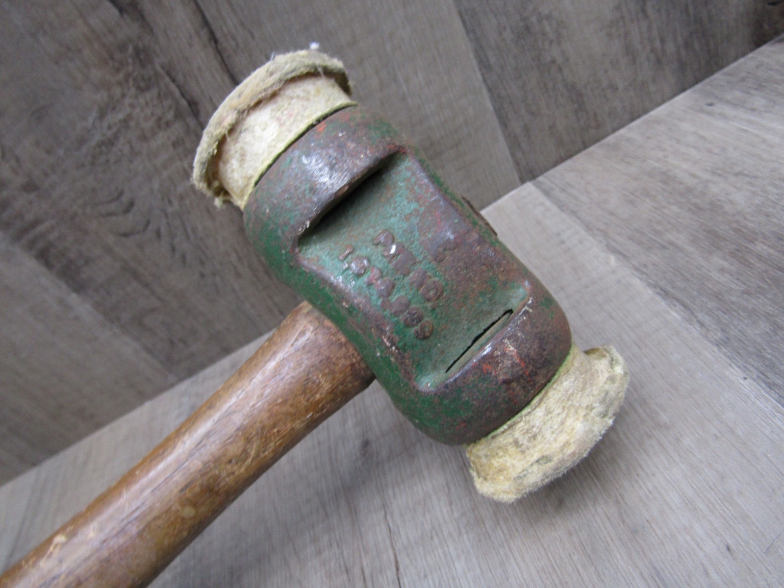 Vintage Garland No. 2 Rawhide Mallet Hammer Saco Maine
