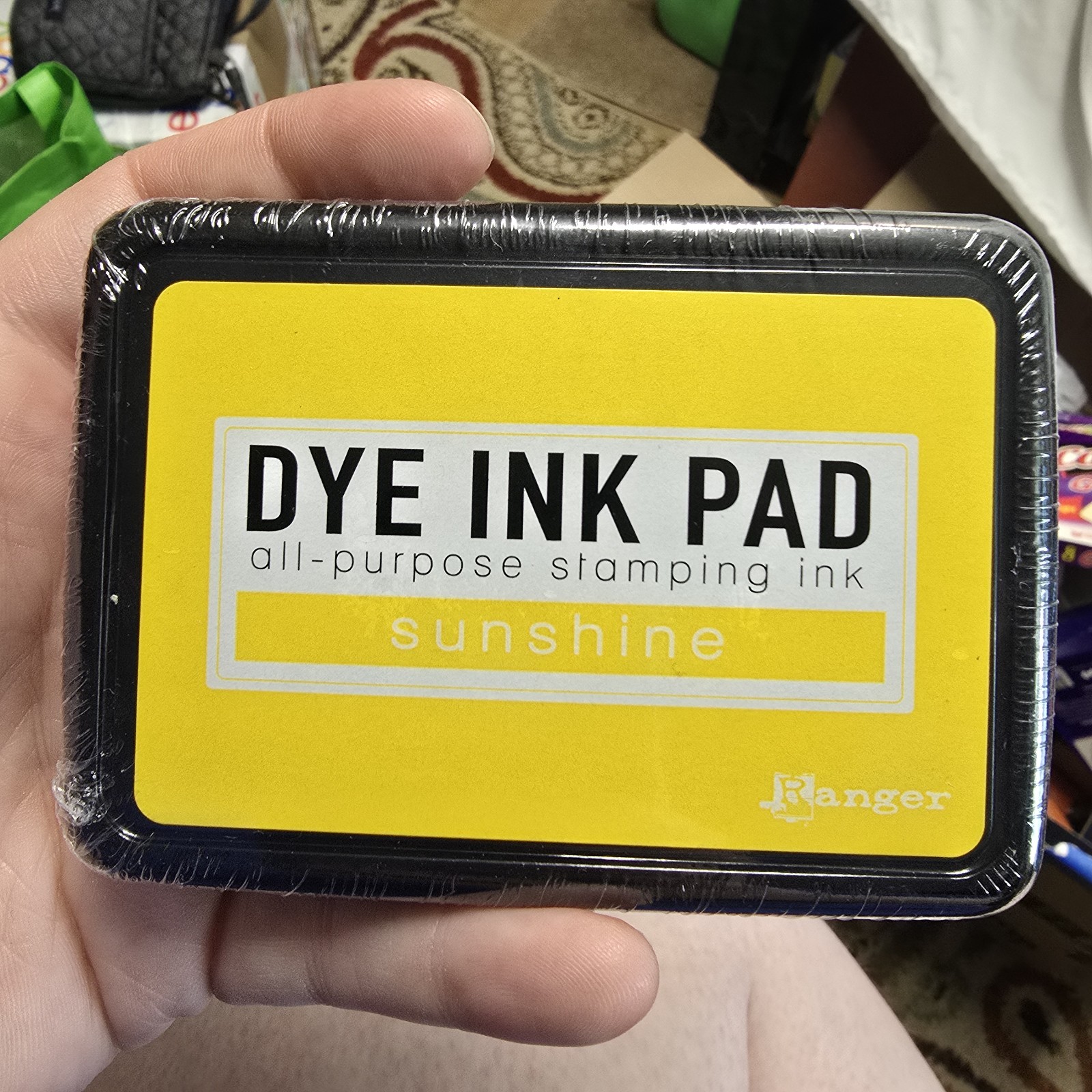 Ranger Dye Ink Pad Shunshine All Purpose Stamping Ink NIPS 2016 Non-Toxic USA