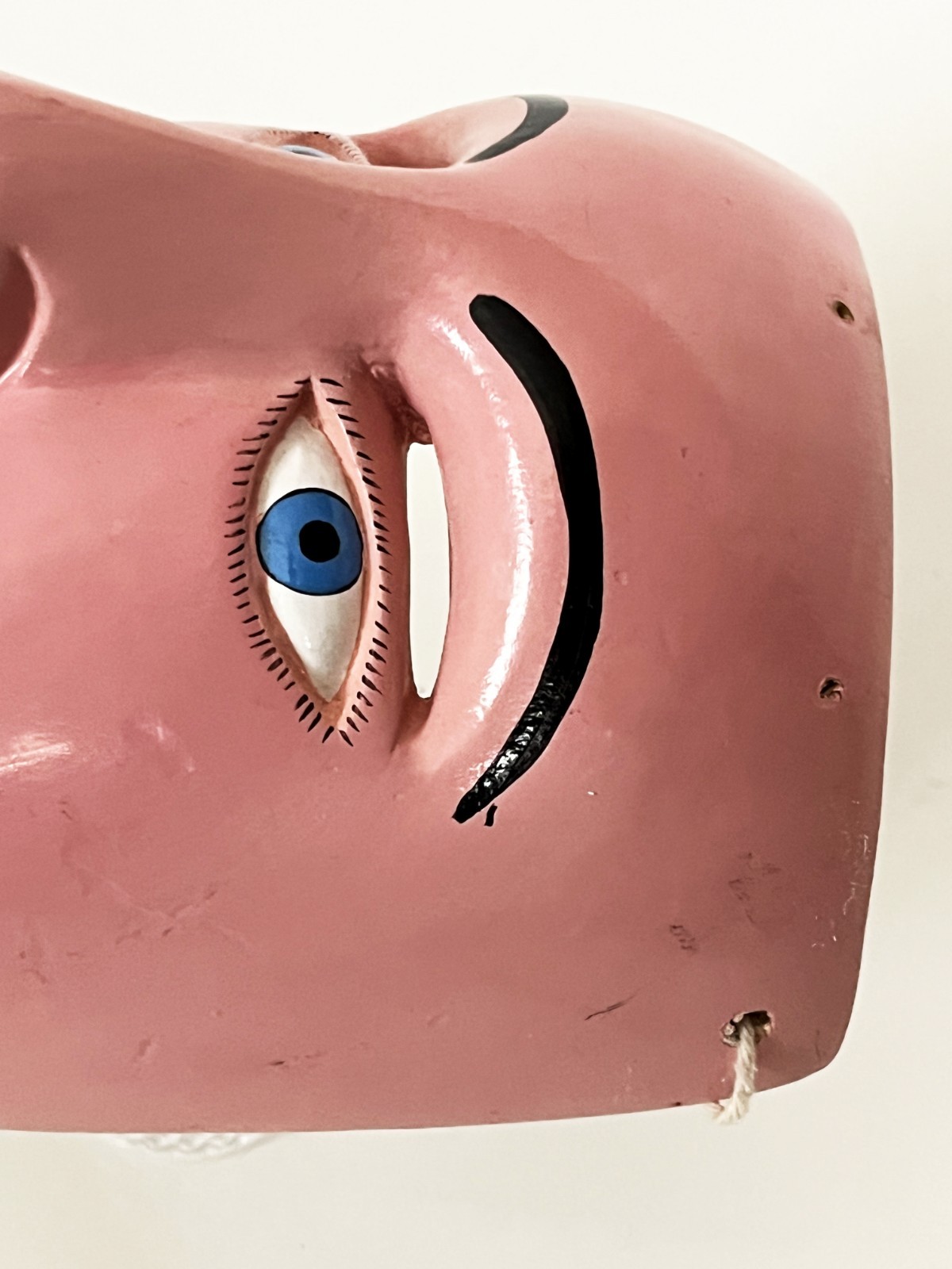 FELIPE HORTA TOCUARO MICHOACAN CURPITES WOOD DANCE MASK MEXICAN FOLK ART VIEJITO