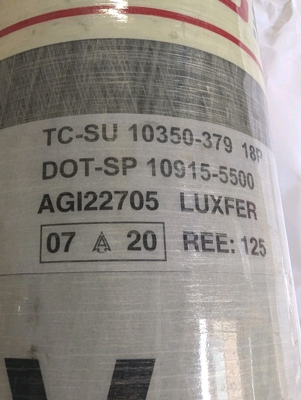 Scott Safety SCBA Bottle 5500 PSI 60-minute