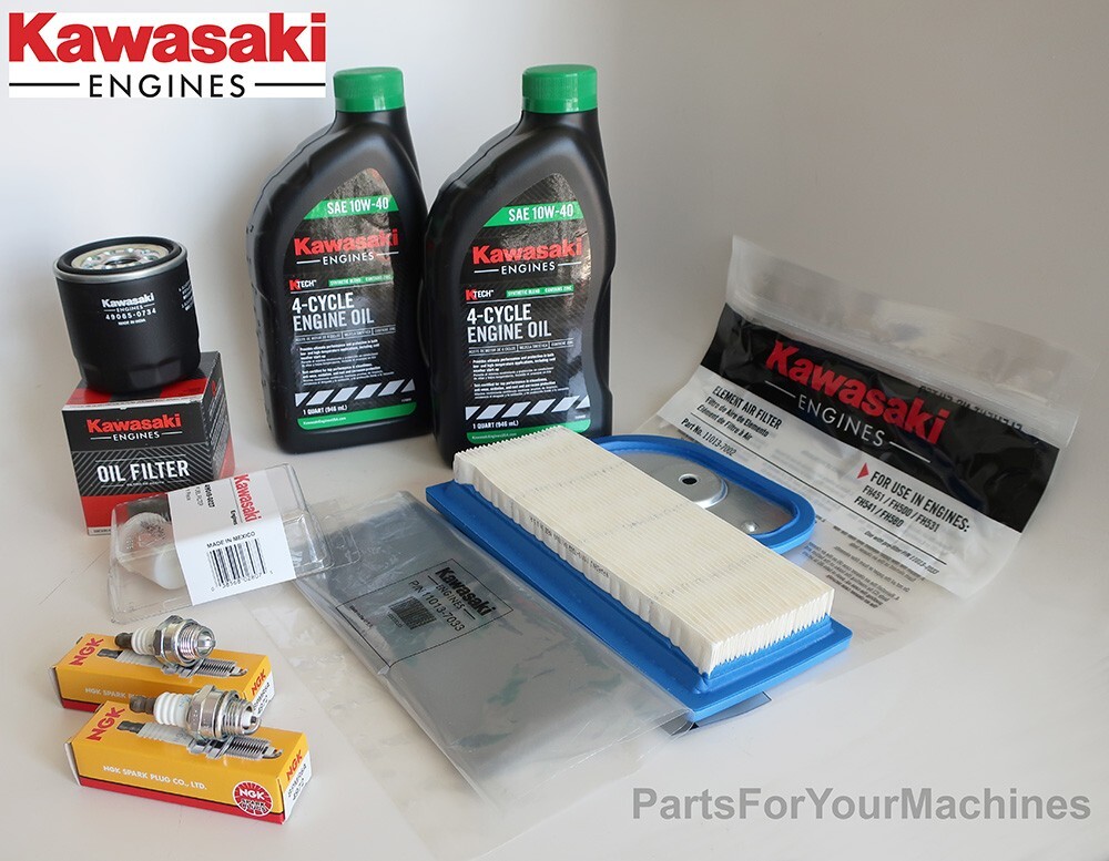 *OEM PARTS* TUNE-UP KIT, KAWASAKI FH500V, FH531V, FH541V, FH580V, SAE 10W-40 OIL