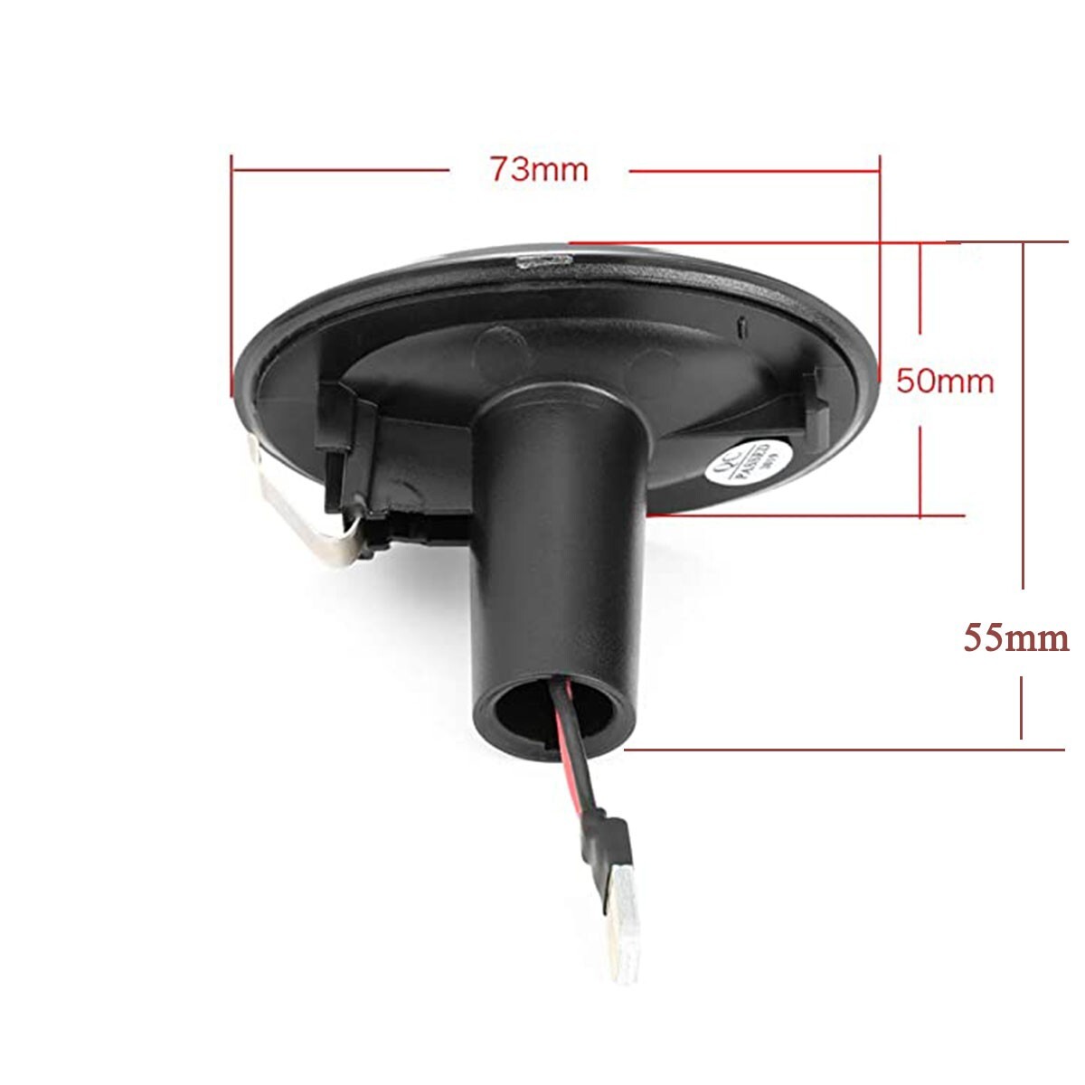 For Mini Cooper R55 R56 R57 R58 R59 LED Side Marker Light Flowing Turn Signal 2X