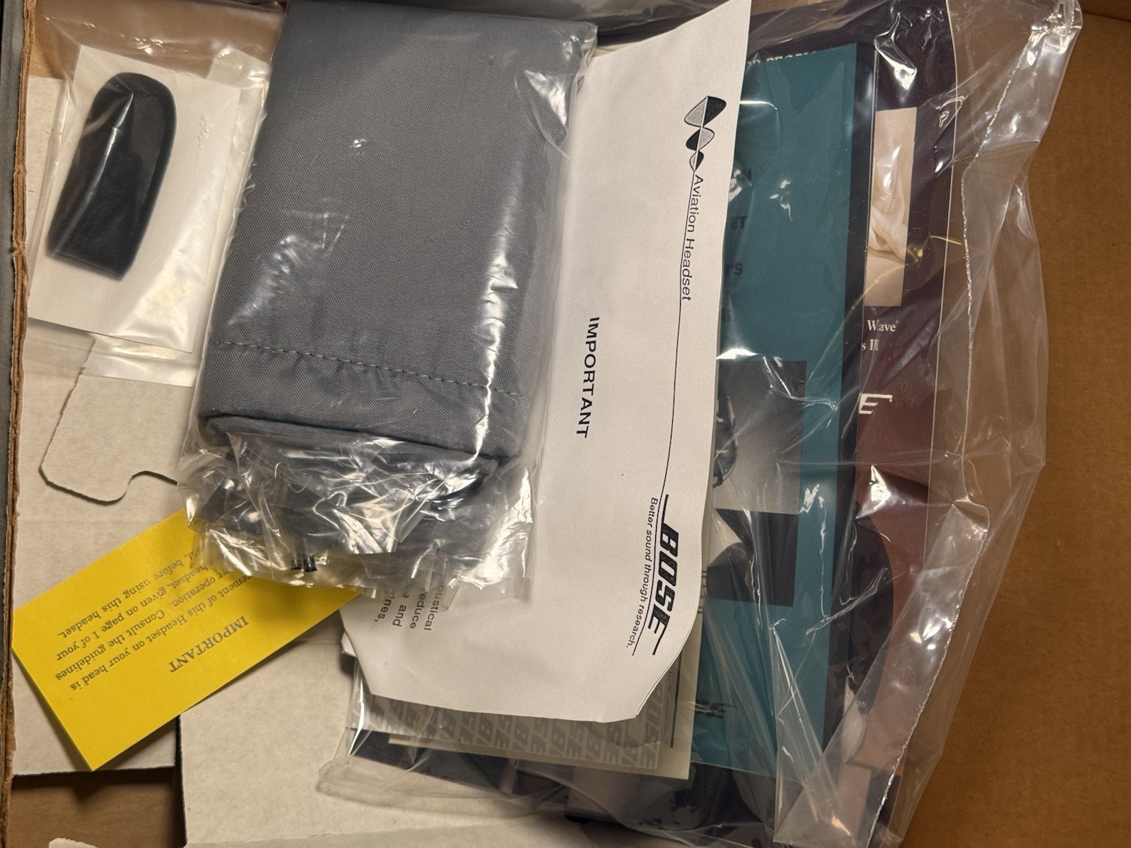 COLLECTORS ITEM: New in Box BOSE Aviation Series 1 Headset W Original Interfaces