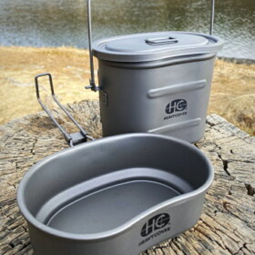 HEAVY COVER / Heavy Cover Military Style Titanium Mess Kit [Japanese Product]