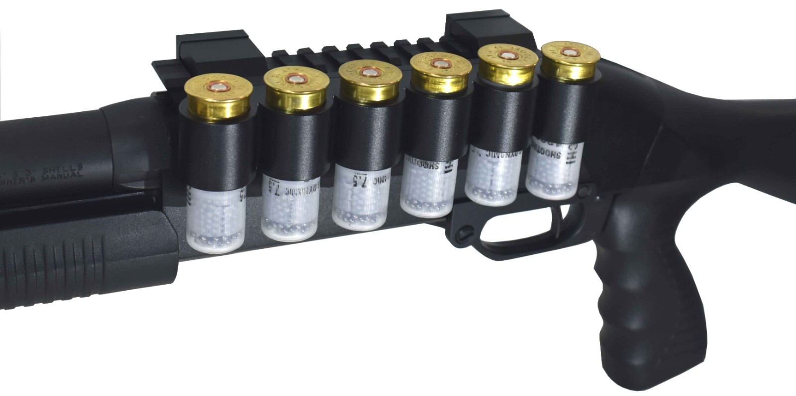 aluminum shell carrier compatible with escort bulltac hunting home defense.