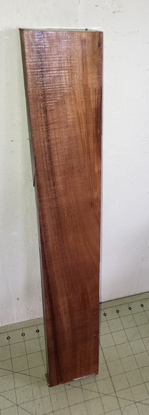 Hawaiian Formosan Koa Wood w/Mild Fiddleback Curl~20 1/2" x 3 1/8" x 1" (#117)