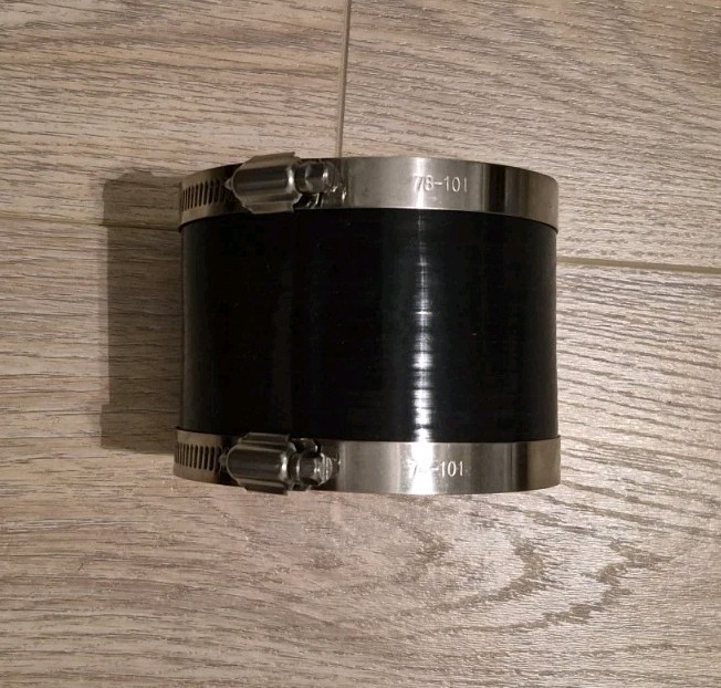 UNIVERSAL 4" 101mm VELOCITY STACK FOR COLD AIR INTAKE OR TURBO WITH COUPLER