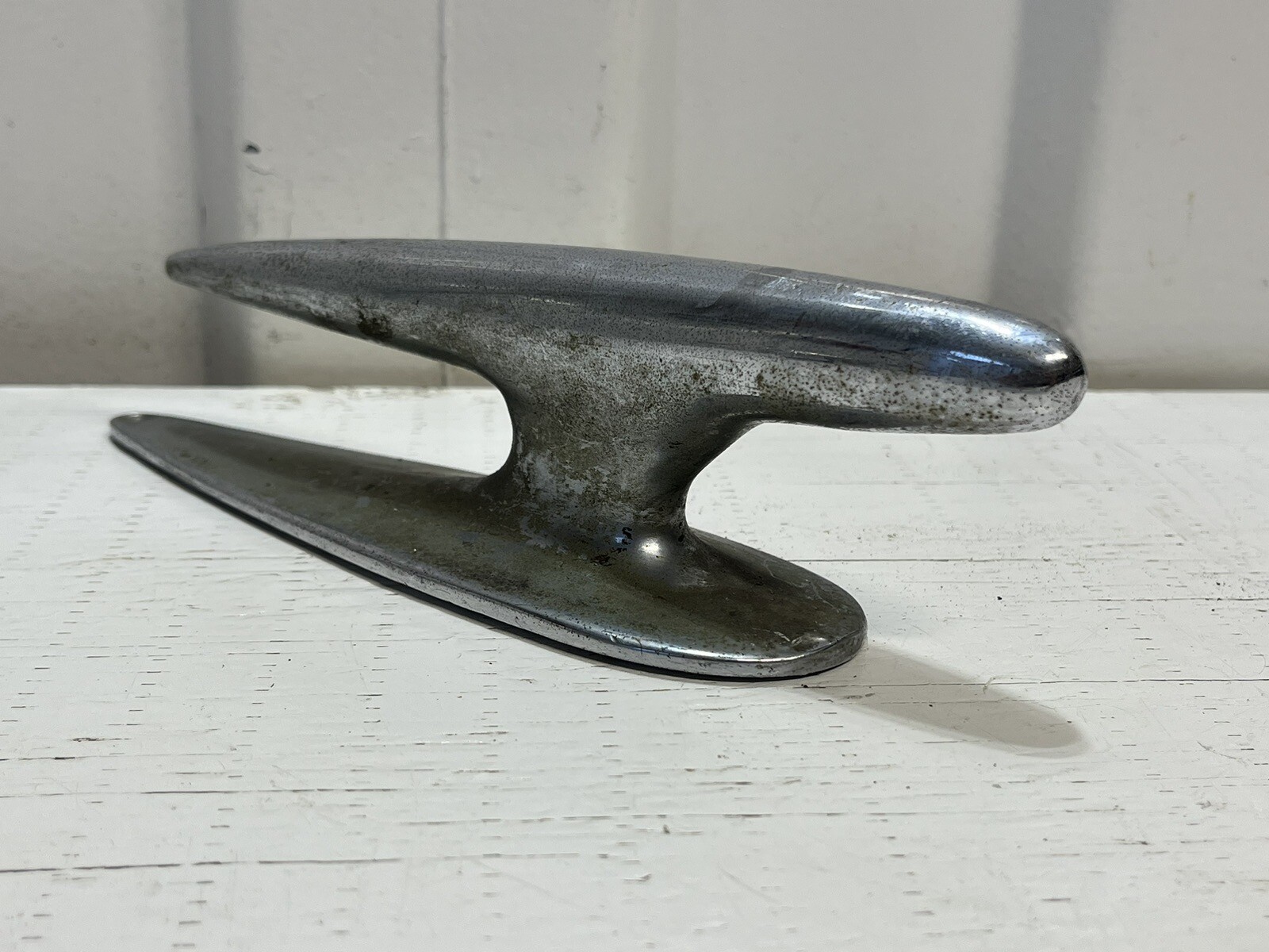 Vintage Chromed Brass Cleat, Chris Craft Cleat 8” Long