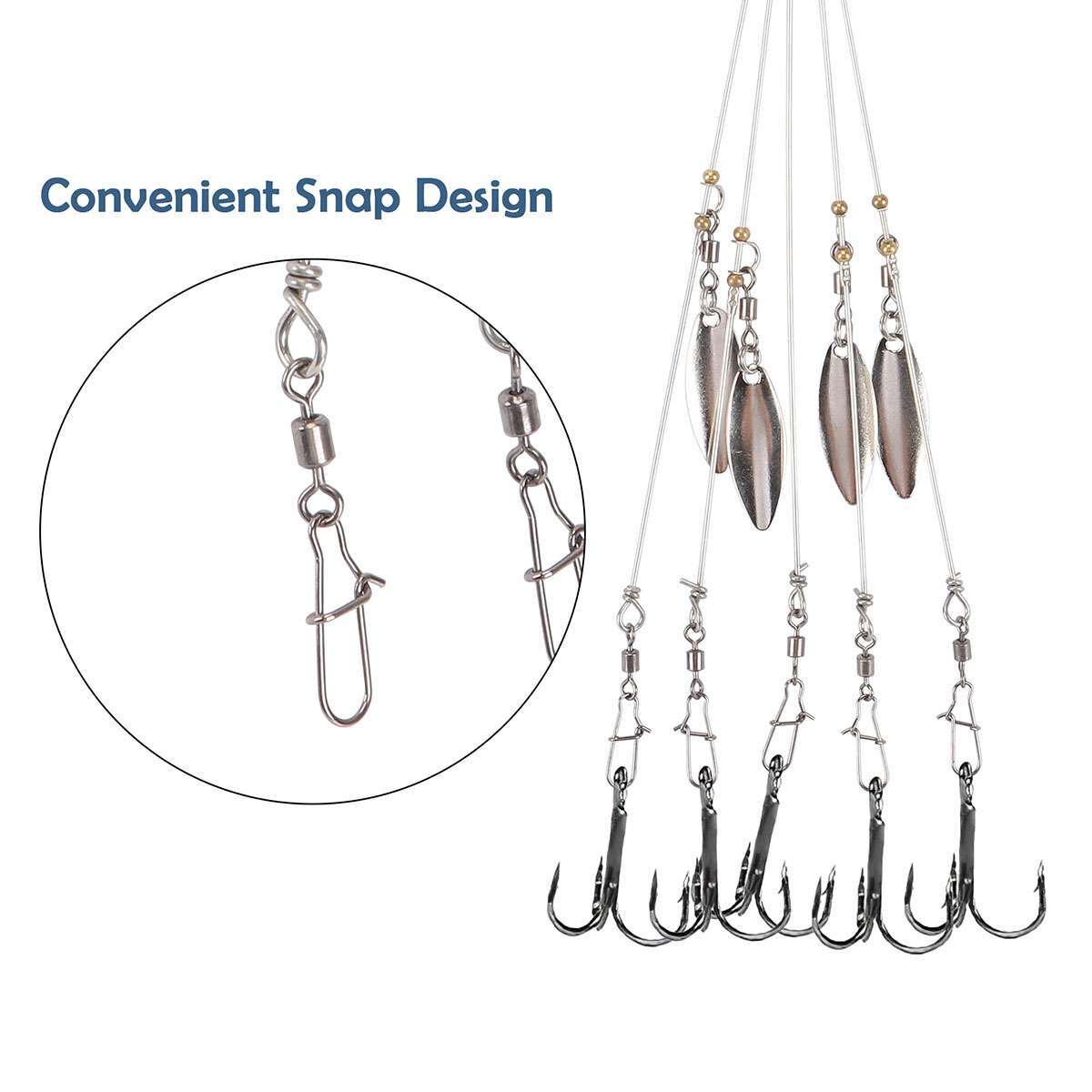 200 Umbrella Alabama Rig 4 Blades 5 Arms Alabama Rig Bass Fishing Lure Bait Tool