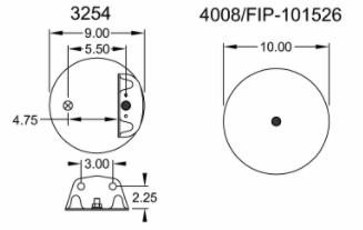 4 of Air Spring Bag for Volvo Replaces 3934699 8079902, 1R12-405, W01-358-8829
