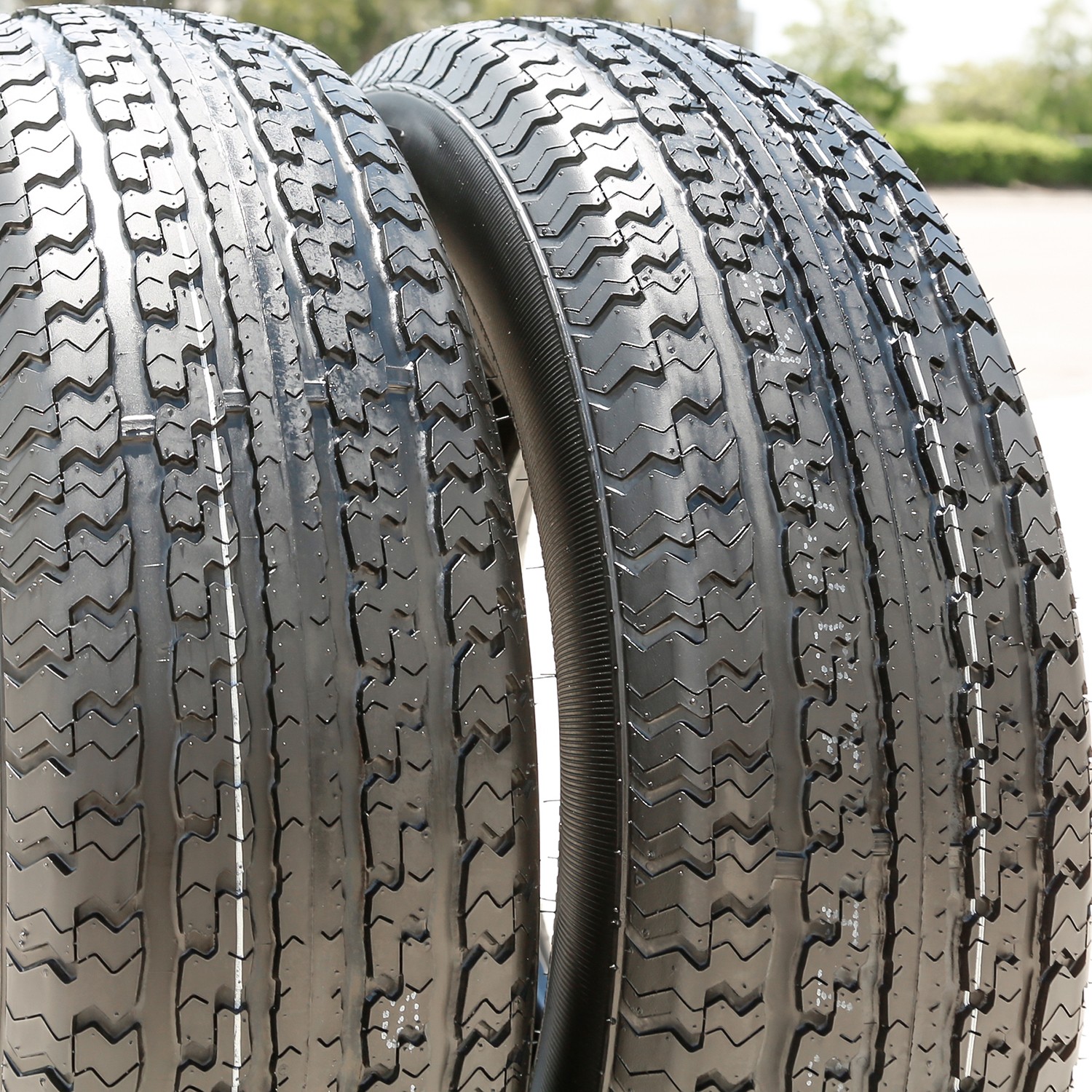 2 Tires Blackarrow STR01 Semi-Steel ST 205/75R15 Load E 10 Ply Trailer