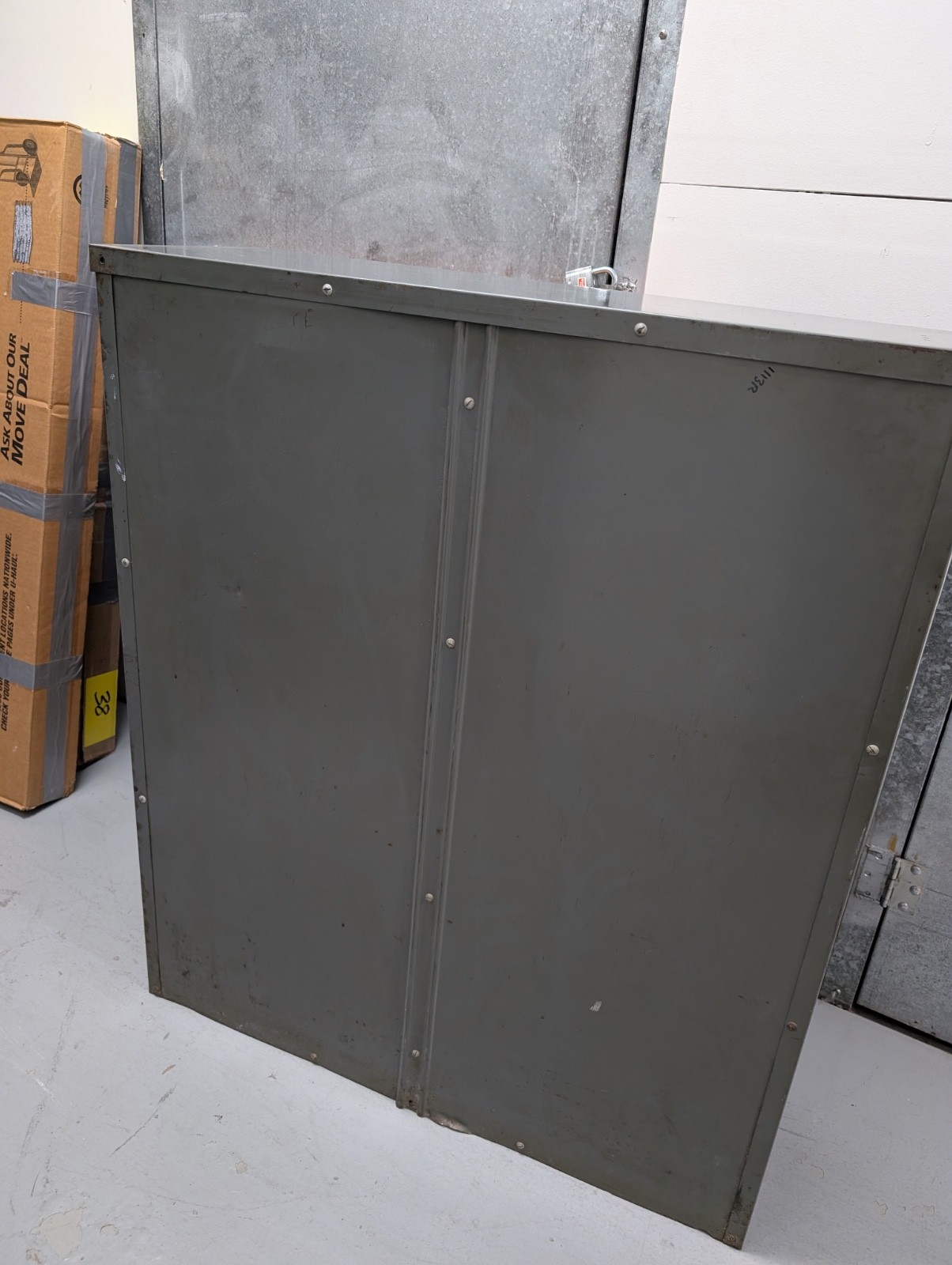 Vintage Mid Century Modern Metal Bookcase 1960's - Made in USA