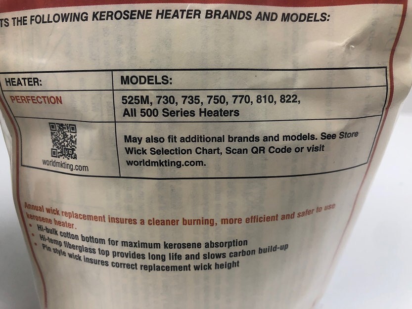 27540 Perfection Wick Kero World Wick Perfection 810, Perfection 500 Series Wick