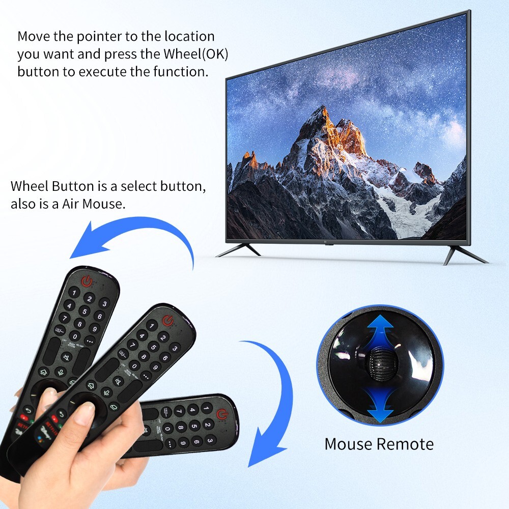 MR21GA Magic Remote Control for LG Smart OLED TV 43UP7700PUB AKB76036201