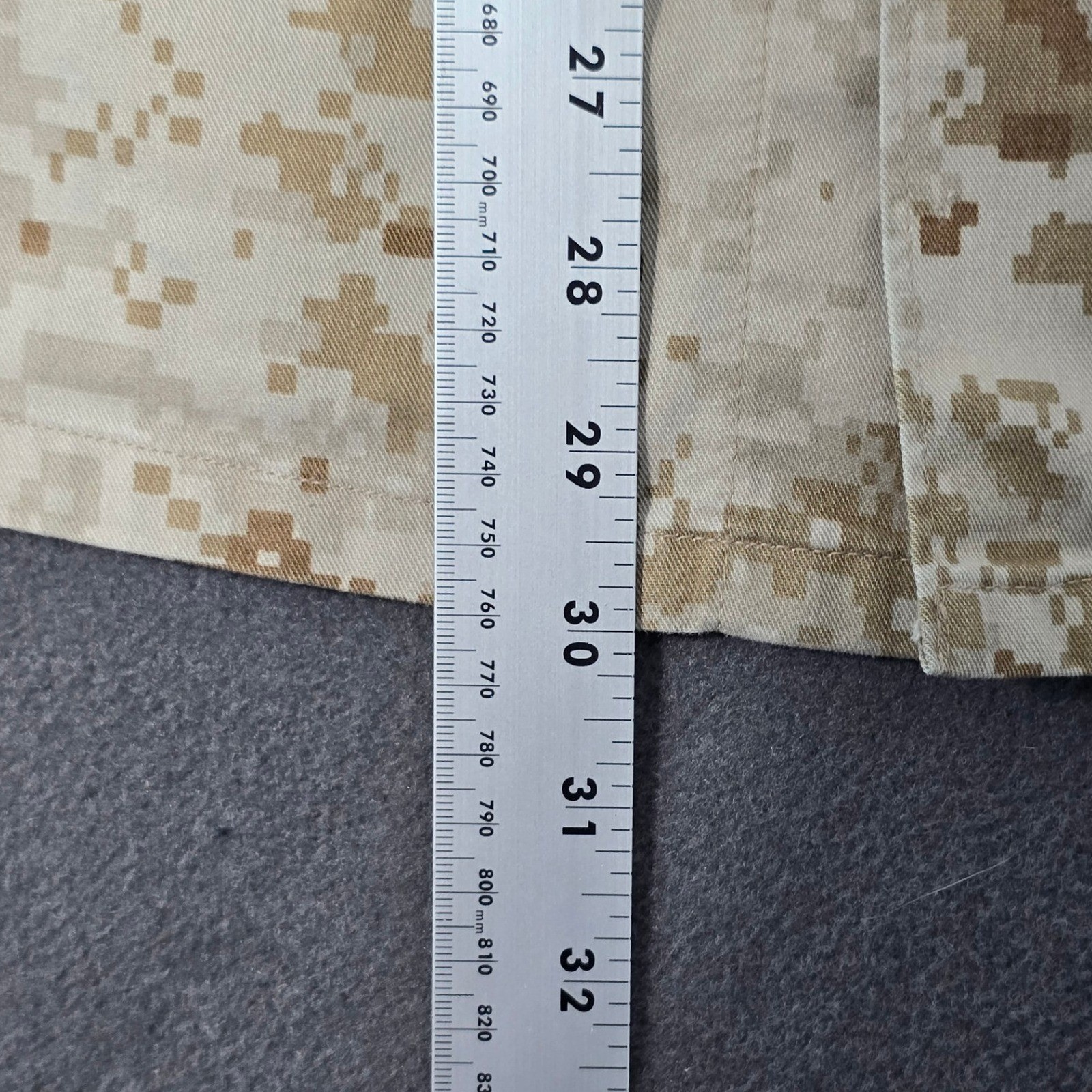 USMC Desert MARPAT Digital Camo Combat Shirt Medium Regular American Military