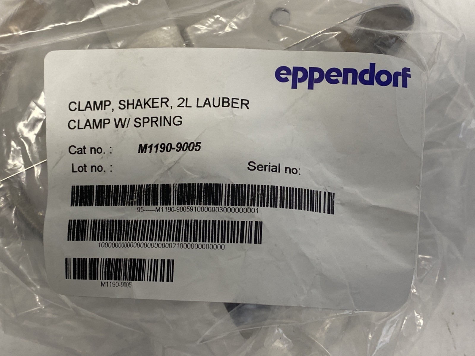 New EPPENDORF 2000mL Erlenmeyer Lauber Clamp Spring Retainer M1190-9005