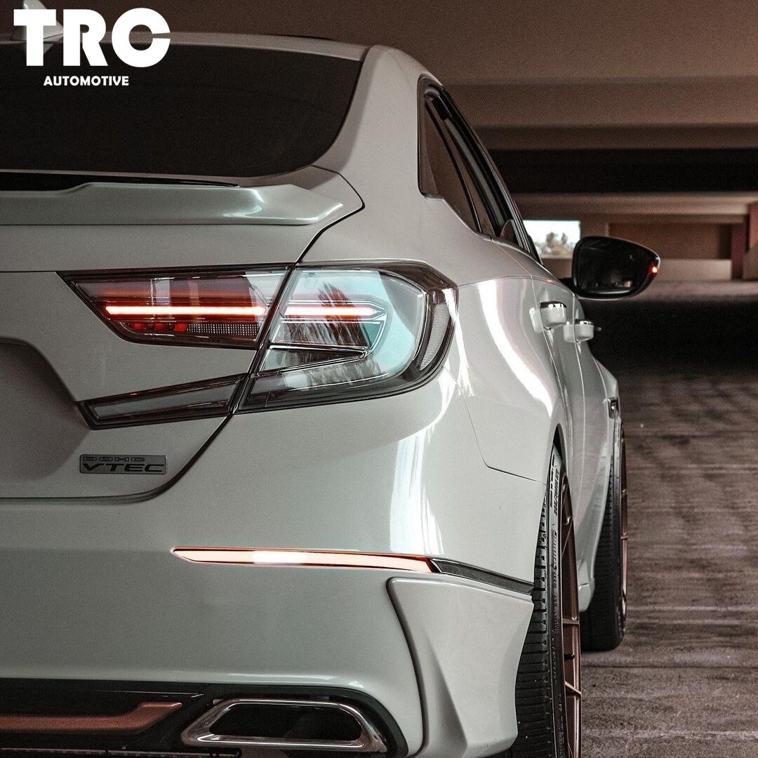 OEM+ LED Tail Lights for Honda Accord Sedan 2018-2022 10th Gen Smoked Chrome