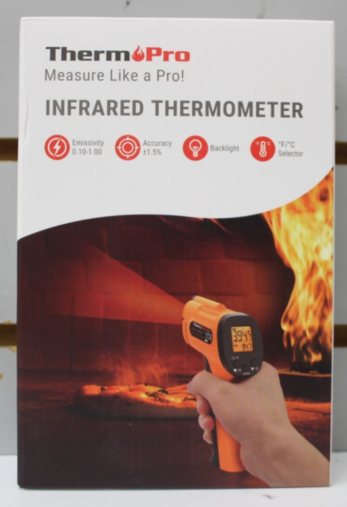 Therm Pro ThermoPro TP-30 Infrared Thermometer IR w Batteries