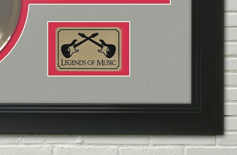 Neil Young Heart Of Gold Framed Picture Sleeve Gold 45 Record Display