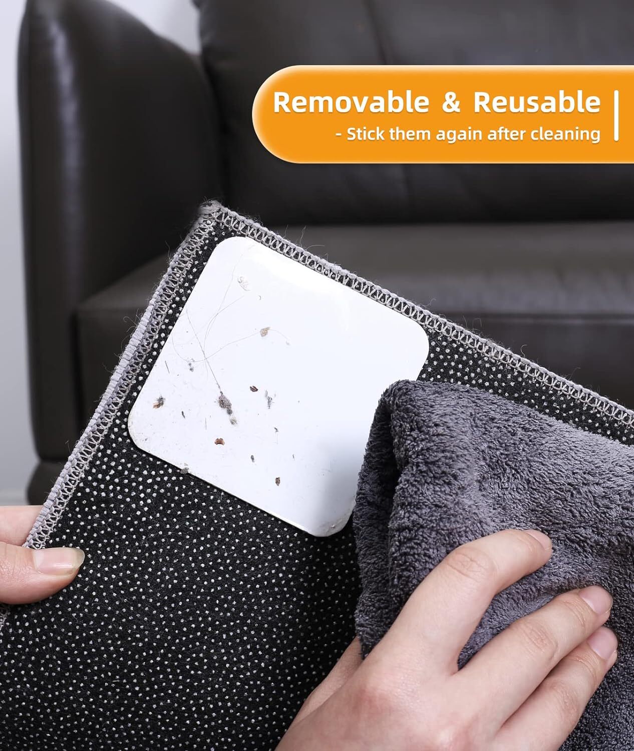 Home Techpro 12 PCS Gripper for Rug Hardwood Floors, Double Sided...