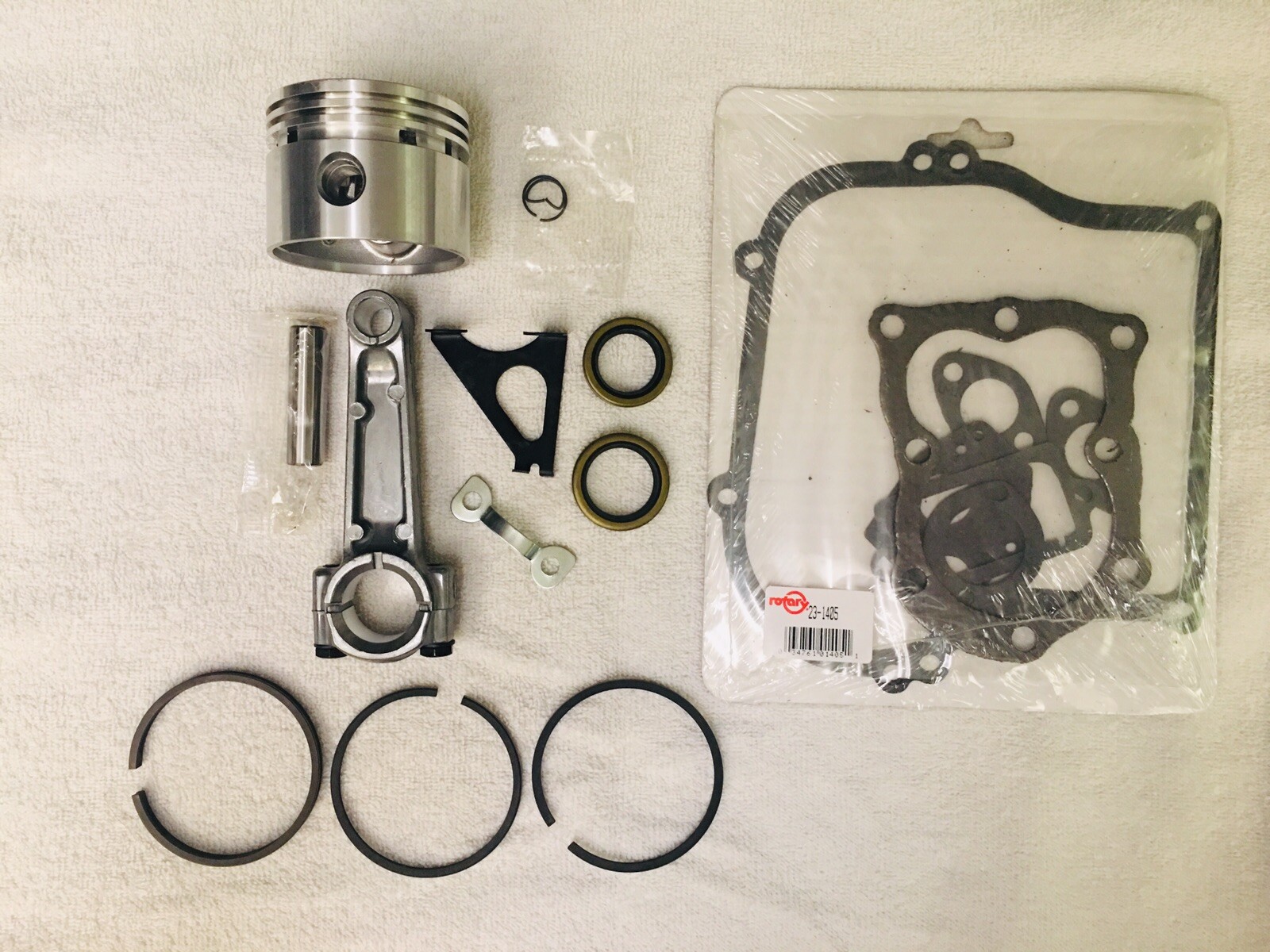 ENGINE REBUILD fits BRIGGS and STRATTON 5HP engines, piston standard