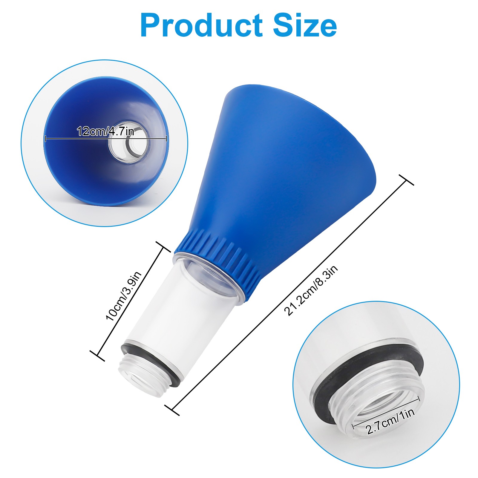 Hands Free Locking Oil Funnel No Spill Threaded Adapter for Toyota Lexus Scion