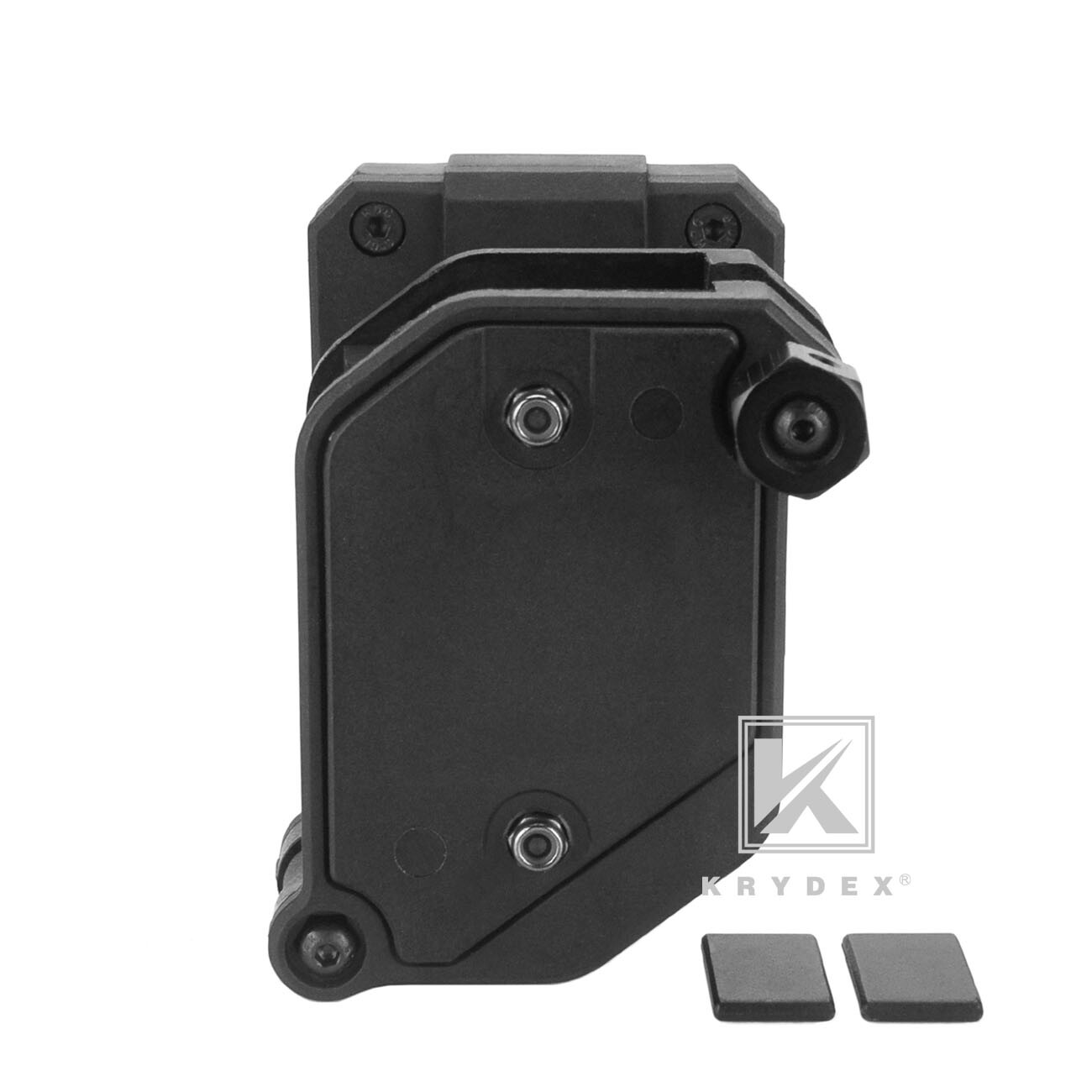KRYDEX IPSC USPSA 3-Gun 4x Pistol Magazine Holsters Mag Pouches w/ Shooting Belt