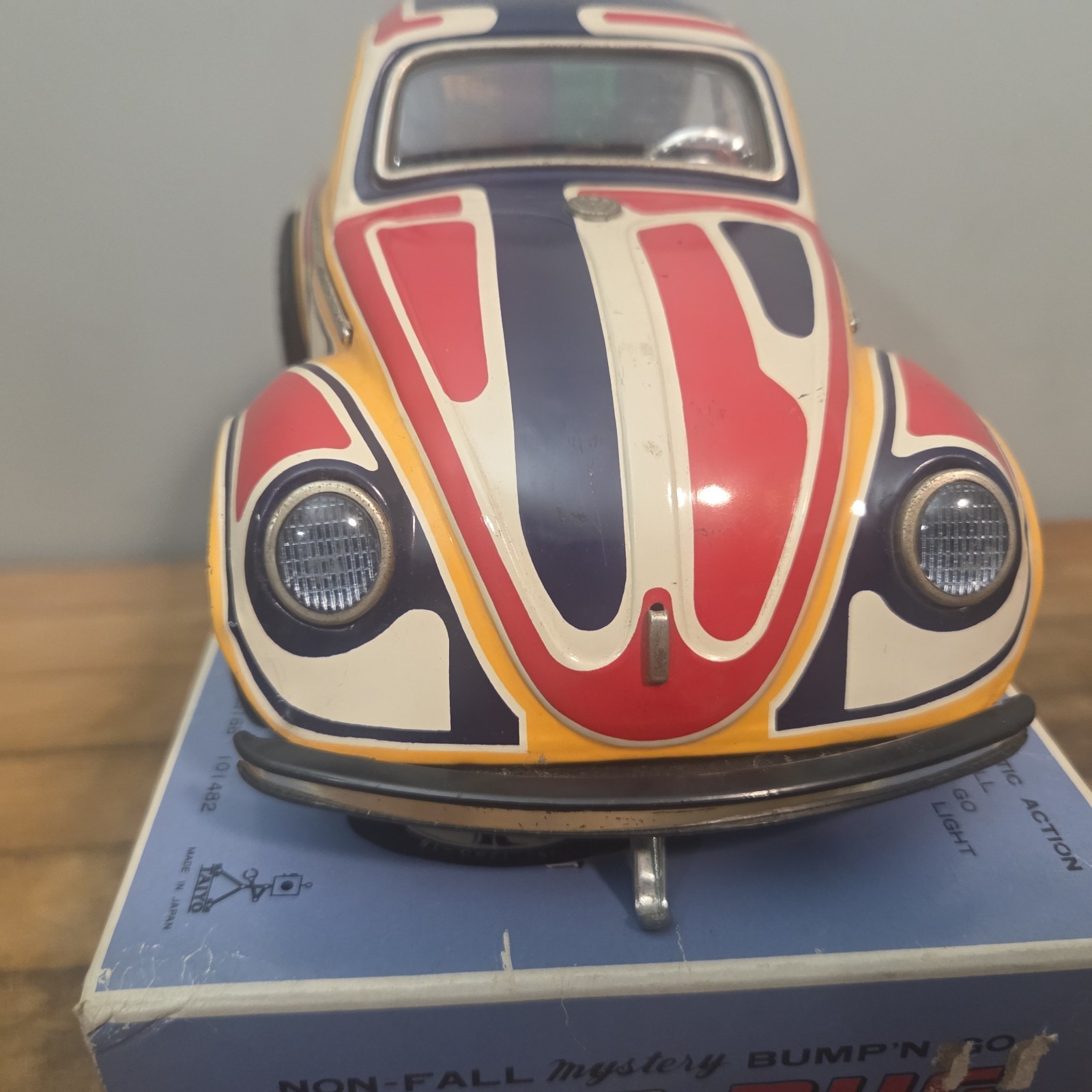 Volkswagen By Taiyo Empi Love Bug C-633 W/ Original Box Non Tested Beetle Car