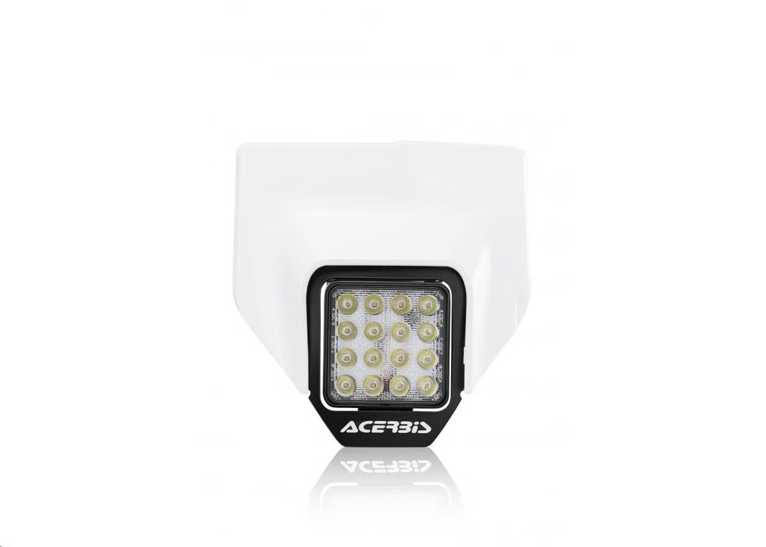 Acerbis VSL LED Headlight for Husqvarna/KTM - White Motorcycle Dirt Bike