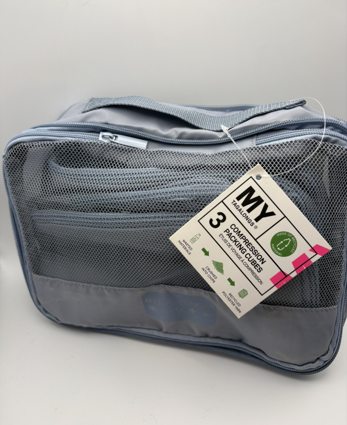 My Tagalongs Set Of 3 Compression Packing Cubes Travel Set New with Tag
