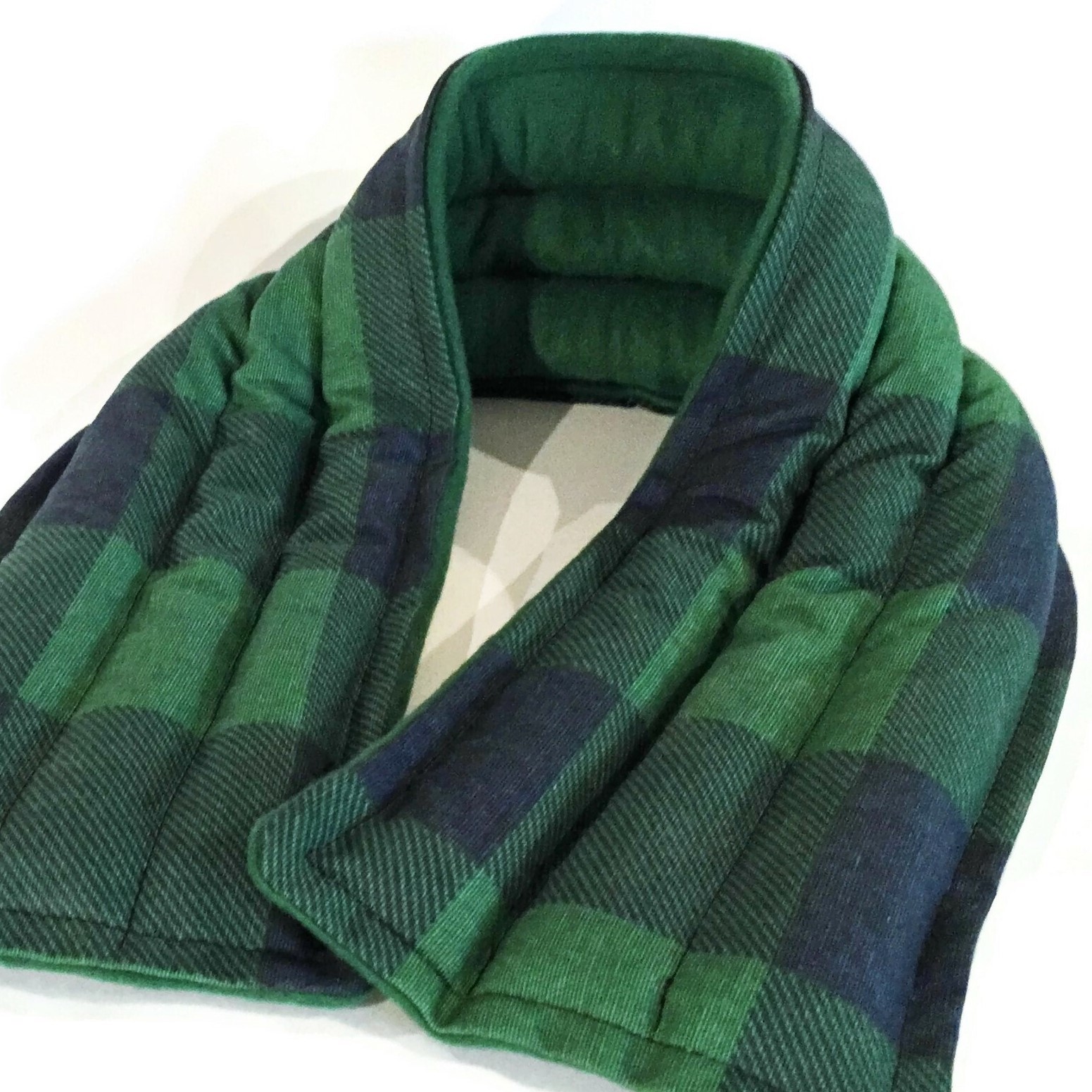 Long Heat Pad Neck Wrap, Sectioned XL Heating Pack, Rice Bag, Microwave Warmer