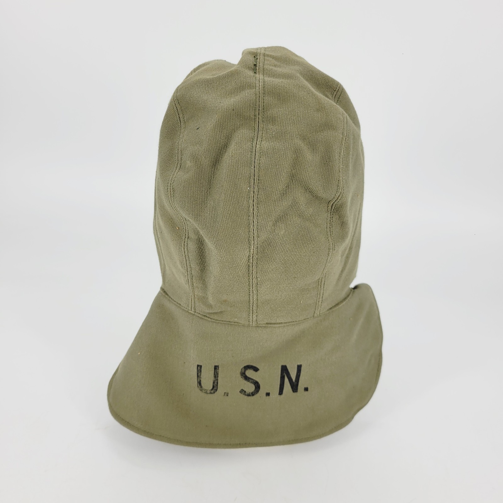 Vintage WW2 US Navy Foul Weather Flight Deck Cap Hat Size 7 1/4