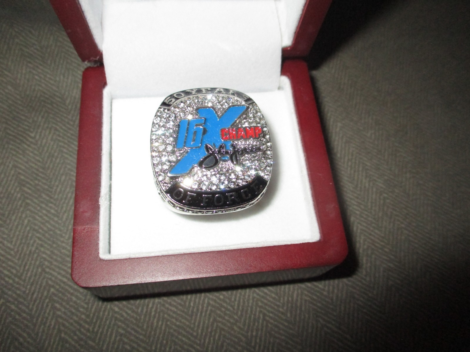 NEW 2026 50 YEARS OF JOHN FORCE 16 TIME WORLD CHAMPION COLLECTIBLE RING