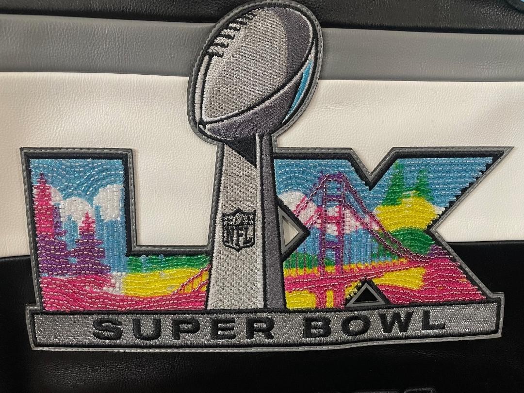 2026 NFL Super Bowl LX San Francisco Moto Leather Jacket Pro Standard Size XL