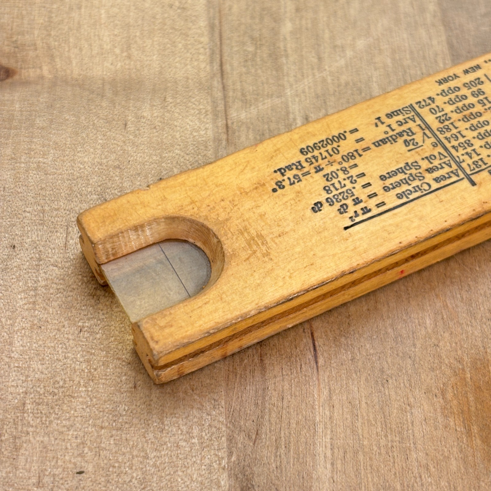 Vintage 1920s K & E Beginners Slide Rule 4058c Keuffel & Esser Wood