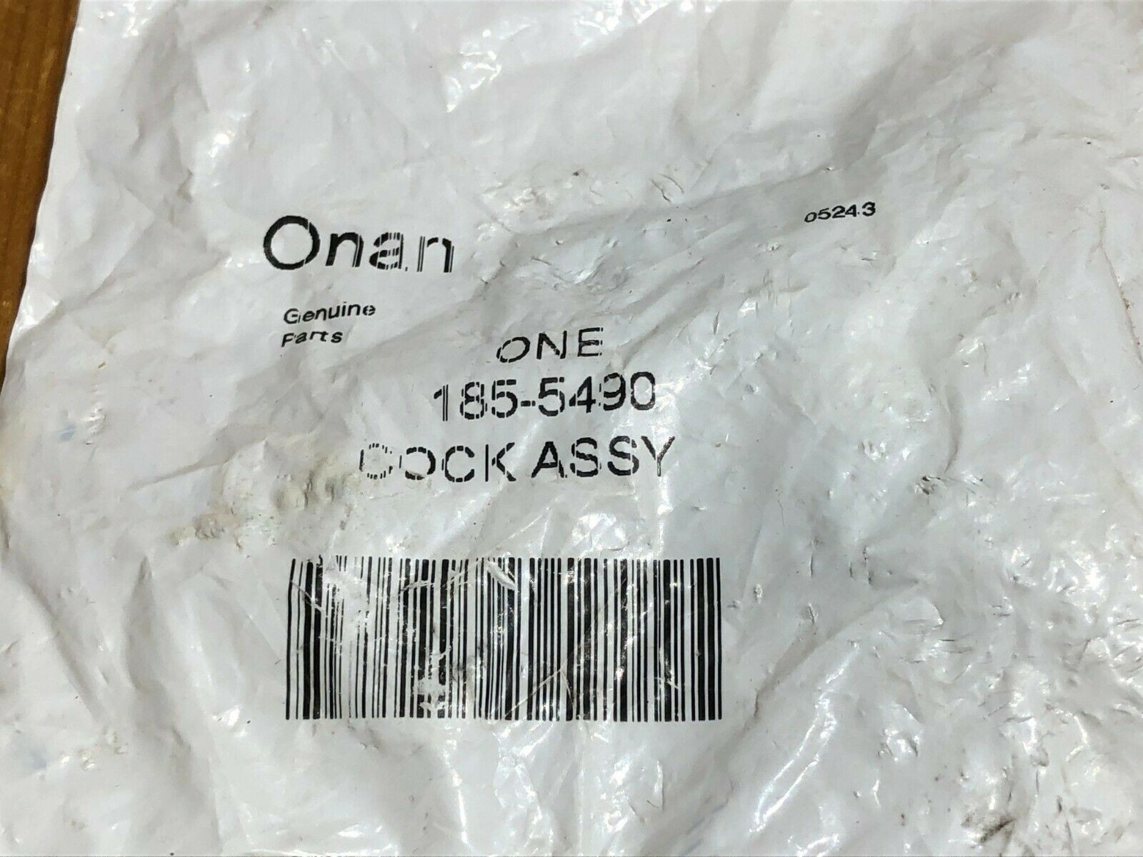 KUBOTA ONAN CUMMINS COCK ASSY DRAIN 15841-73020, 185-5490, 1584173020, 014790226