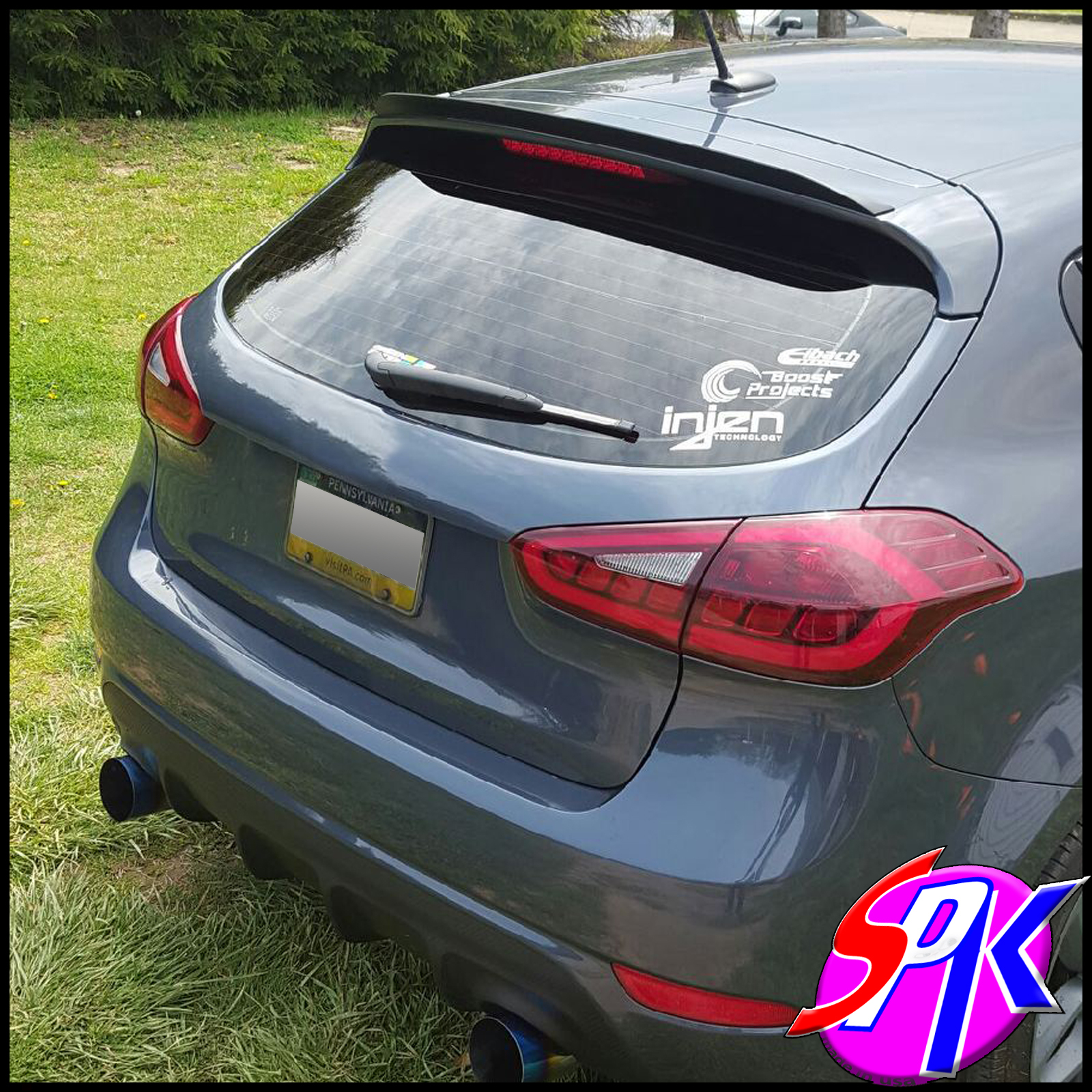 SPK 284G Rear Upper Roof Spoiler for Hatchback Select a SIZE 26"- 53" available