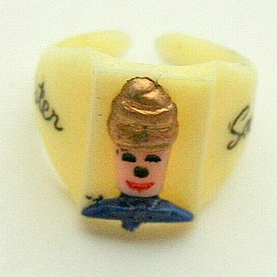 Vtg Mister Mr Softee Ice Cream Premium Toy Plastic Ring Promo NOS New 1950-60s