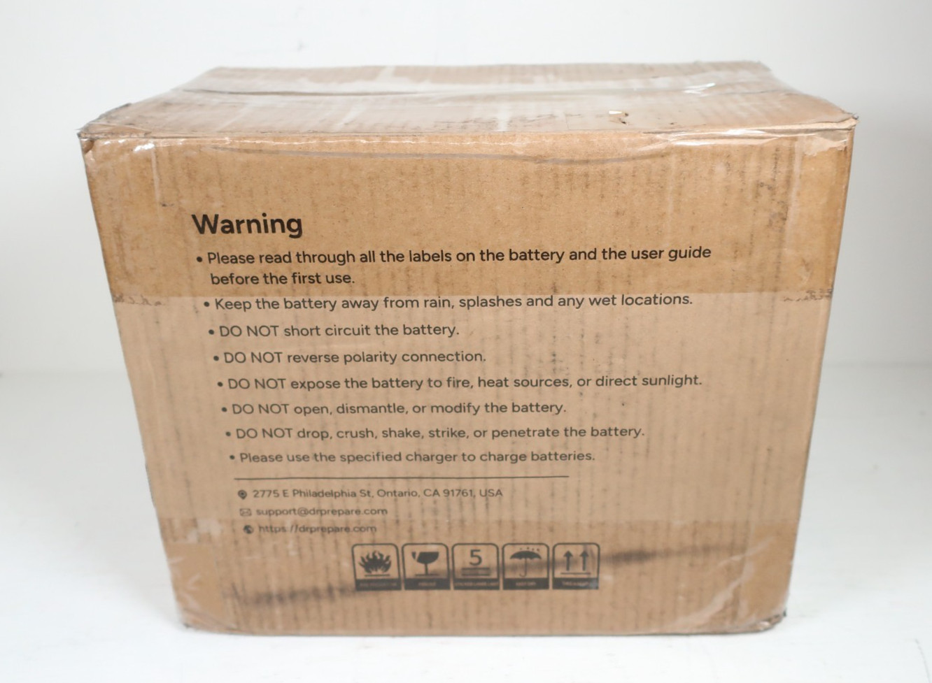 Dr. Prepare Mini 12V 100Ah LiFePO4 Lithium Deep Cycle Battery Fast Free Shipping