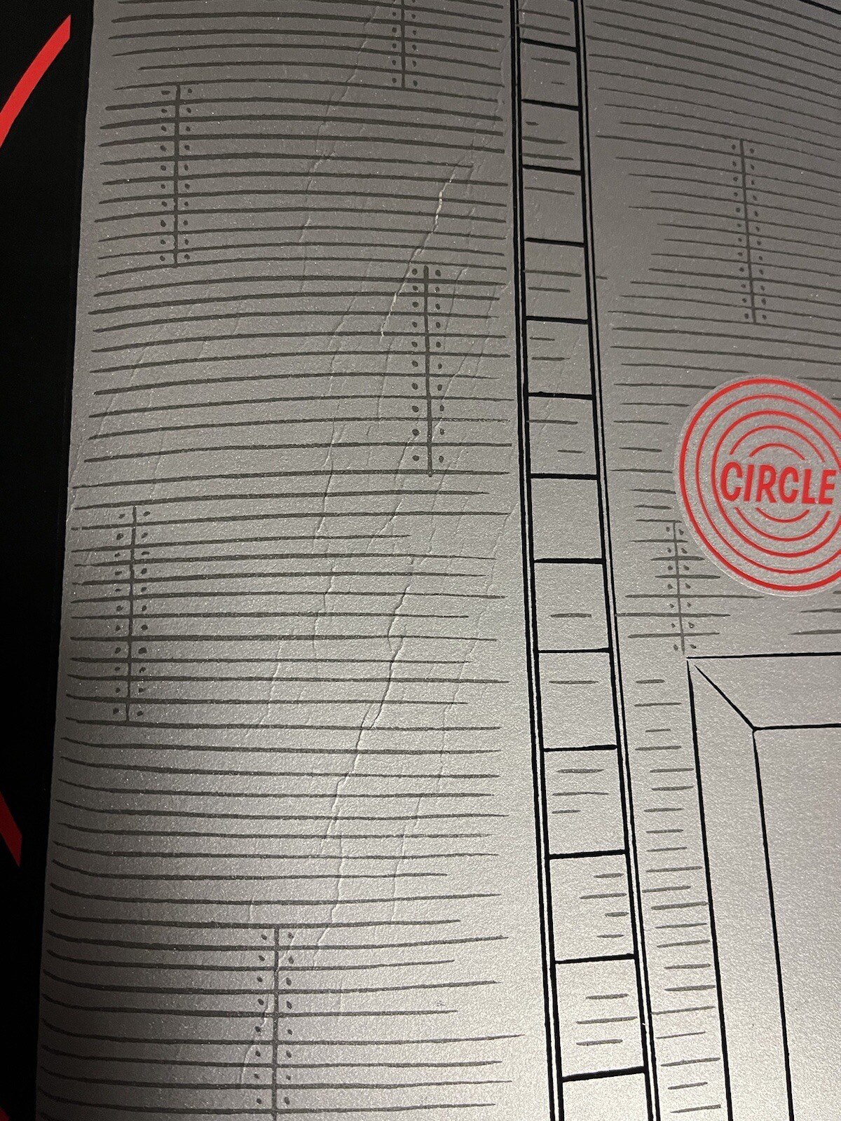 Vintage Circle Steel Grain Bin Dealer Cardboard Sign Oakland ILL MD&M Supply