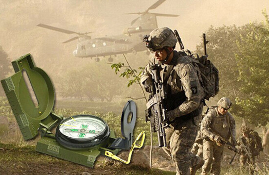 Hot Sale 1 PC Versatile Military Camping Hiking Army Survival Lensatic Compass