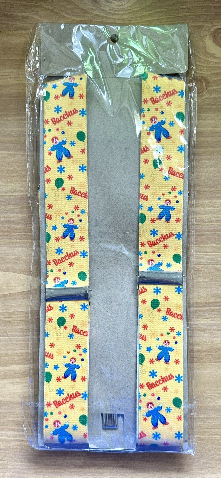 Suspenders ~ Bacchus ~ Kids ~ Boys ~ Adjustable ~ Multicolor ~ Clown ~ !NIP!